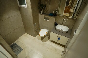 Bathroom in 1 BHK Apartment at Evening Glory, Chandivali – for Sale