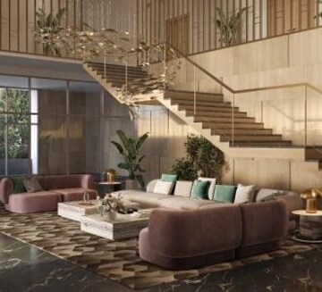 Living Room in 3 BHK Apartment at Eldeco Fairway Reserve, Sector 80 – for Sale