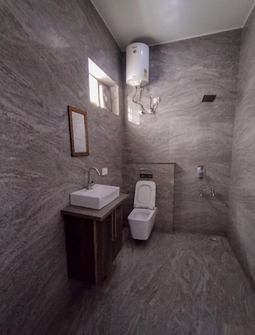 Bathroom in 3 BHK Builder Floor at Sector 15 ii – for Rent