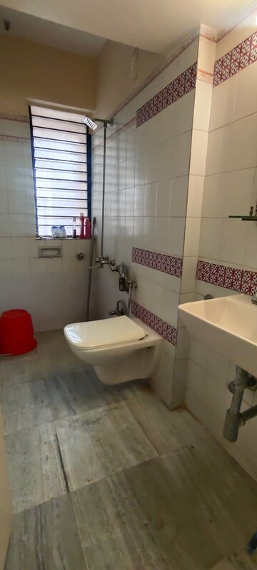 Bathroom in 1 BHK Apartment at K Raheja Vihar, Powai – for Rent