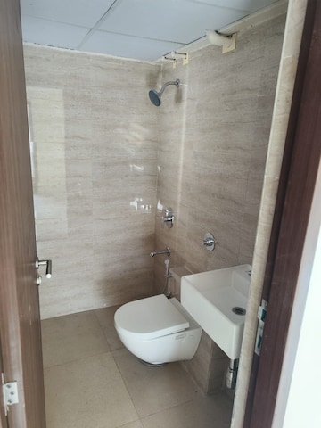 Bathroom in 1 BHK Apartment at Sunteck MaxxWorld 5, Naigaon East – for Rent