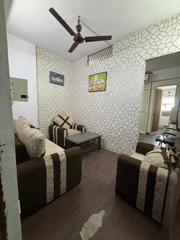Living Room in 1.5 BHK Apartment at DLF One Midtown, Moti Nagar – for Rent
