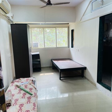 Living Room in Studio Apartment at Sai Dham CHS Jogeshwari East, Sher E Punjab Colony – for Rent