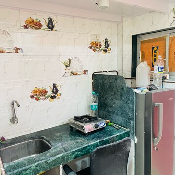 Kitchen in Studio Apartment at Sai Dham CHS Jogeshwari East, Sher E Punjab Colony – for Rent