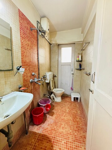 Bathroom in 2 BHK Apartment at Vijay Vilas Vega Building 1 to 6 CHS Ltd, Kavesar – for Rent