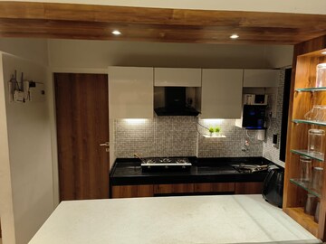 Kitchen in 1 BHK Apartment at Chandak Sparkling Wings, Dahisar East – for Sale