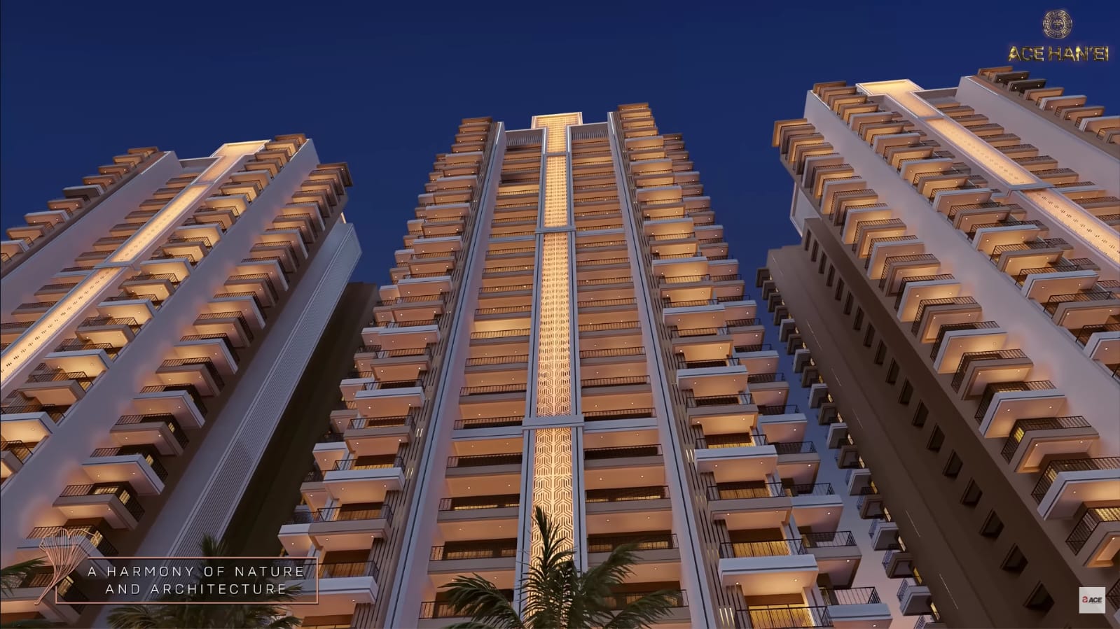 3 BHK + Study Room 2290 Sq.Ft. Apartment in Ace Hanei