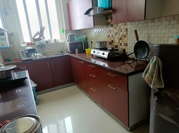 Kitchen in 3 BHK Apartment at Mona Greens, Ghazipur – for Rent
