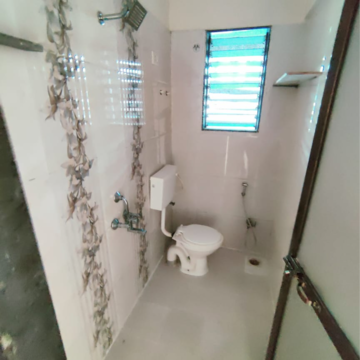 Staircase in 2 BHK Apartment at Jalvayu Defence Enclave, Kharghar Sector 20 – for Rent