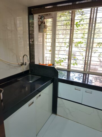 Kitchen in 1 BHK Apartment at Krishna Residency Malad West, Malad West – for Rent