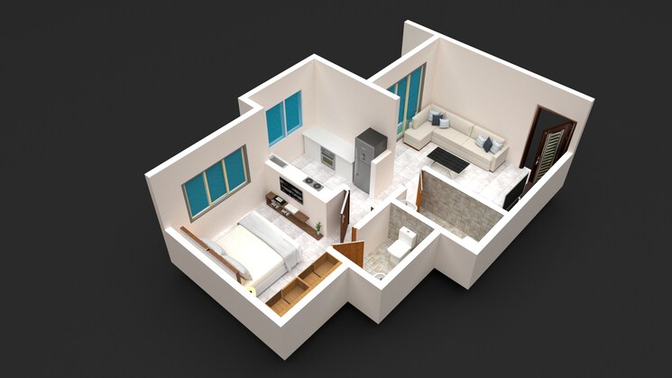 Exterior View, nest-paradise 1 Bedroom 419 Sq.Ft. Apartment In Varp Thane 7909299