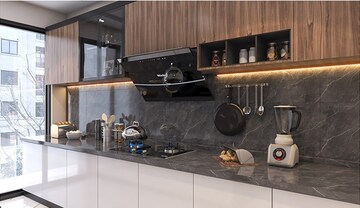 Kitchen in 3 BHK Apartment at Northview Homez, Ambala Highway – for Sale