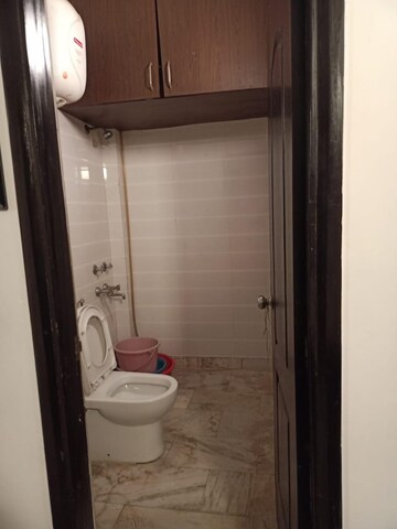 Bathroom in 2 BHK Builder Floor at Lajpat Nagar – for Rent