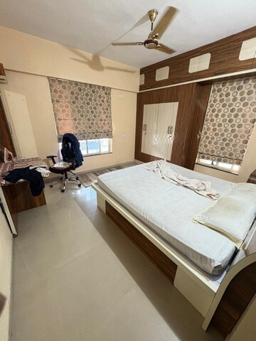 Bedroom in 3 BHK Apartment at Sai Ambience & Sai Vision, Pimple Saudagar – for Rent