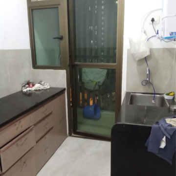Kitchen in 1 BHK Builder Floor at Chhajjupur – for Rent