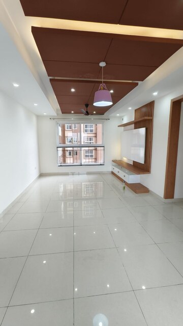 Living Room in 3 BHK Apartment at Pashmina Waterfront, Old Madras Road – for Rent