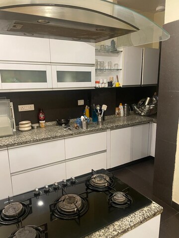 Kitchen in 3.5 BHK Apartment at Alpha 1 Greater Noida – for Rent
