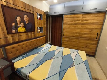 Master Bedroom in 1 BHK Apartment at Chandak Sparkling Wing, Dahisar East – for Sale
