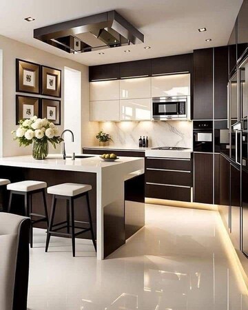 Kitchen in 3 BHK Apartment at Khairatabad – for Sale