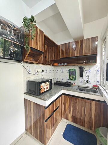 Kitchen in 1 BHK Builder Floor at Hsr Layout – for Rent