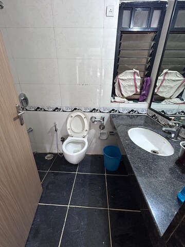 Bathroom in 2 BHK Apartment at K Raheja Raheja Residency, Malad East – for Rent