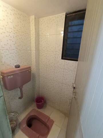 Bathroom in 1 BHK Apartment at Om Sai Chembur Nandadeep CHS, Chembur – for Rent