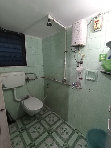 Bathroom in 1 BHK Apartment at Om Sai Chembur Nandadeep CHS, Chembur – for Rent