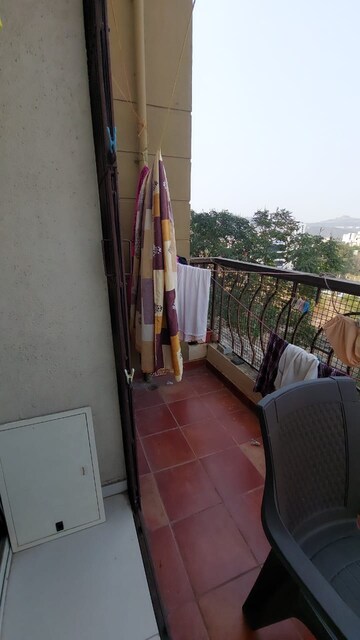 Balcony in 2 BHK Apartment at Nyati Equatorial II, Bavdhan – for Rent