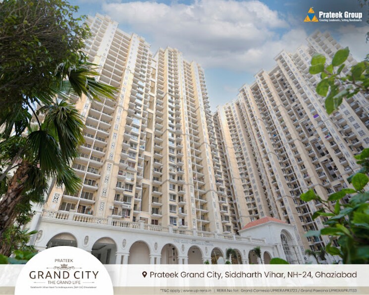 Exterior View, prateek-grand-city 2 Bedroom 970 Sq.Ft. Apartment In Siddharth Vihar Ghaziabad 7911520