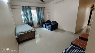 Living Room in 1 BHK Apartment at Rajat Rashmi Apartment, Koregaon – for Rent