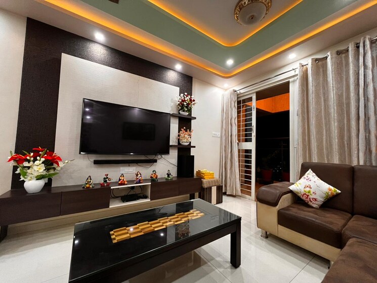 Living Room, empire-square 3 Bedroom 1187 Sq.Ft. Apartment In Chinchwad Pune 7912007