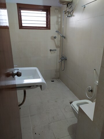 Bathroom in 2 BHK Apartment at Bliss Regal, Cambridge Layout – for Rent