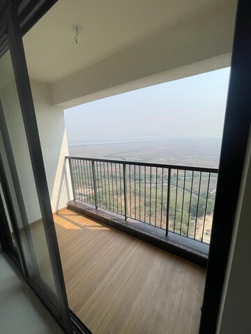 Balcony in 2 BHK Apartment at Swastik Regalia, Waghbil – for Rent
