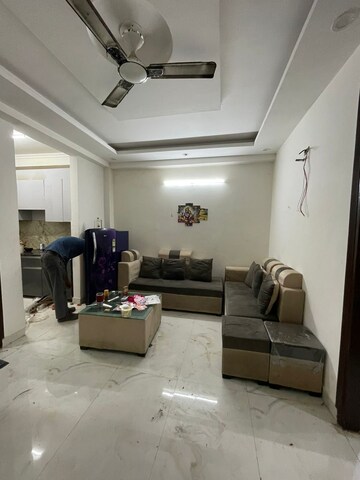 Living Room in 2 BHK Builder Floor at Palm Residency Chhatarpur, Chattarpur – for Rent