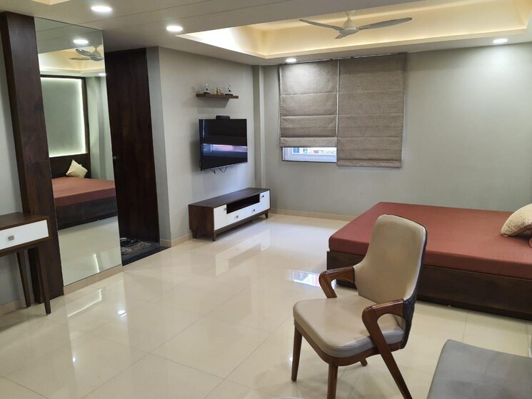 Living Room, arvind-infra-citadel 3 Bedroom 1500 Sq.Ft. Apartment In C G Road Ahmedabad 7912171