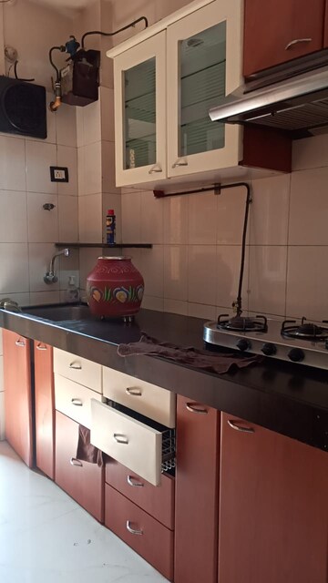 Kitchen in 3 BHK Apartment at Blue Elegance, Malad West – for Rent
