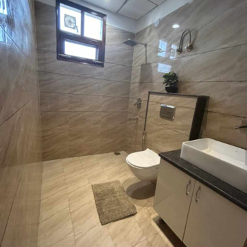 Bathroom in 3 BHK Apartment at Ambala Highway – for Sale