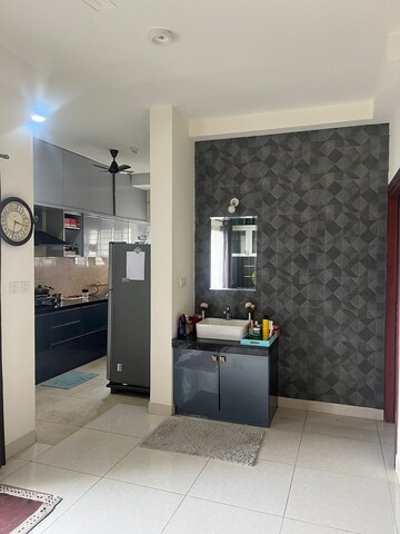 Living Room in 2.5 BHK Apartment at Prestige High Fields, Gachibowli – for Rent