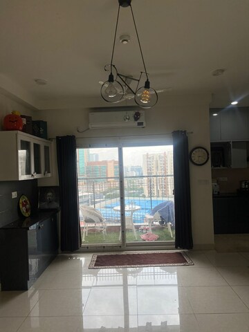 Living Room in 2.5 BHK Apartment at Prestige High Fields, Gachibowli – for Rent