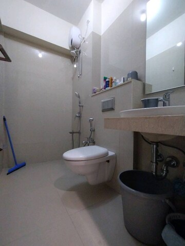 Bathroom in 2 BHK Apartment at L & T Seawoods Residences Phase 1 Part A, Seawoods – for Rent