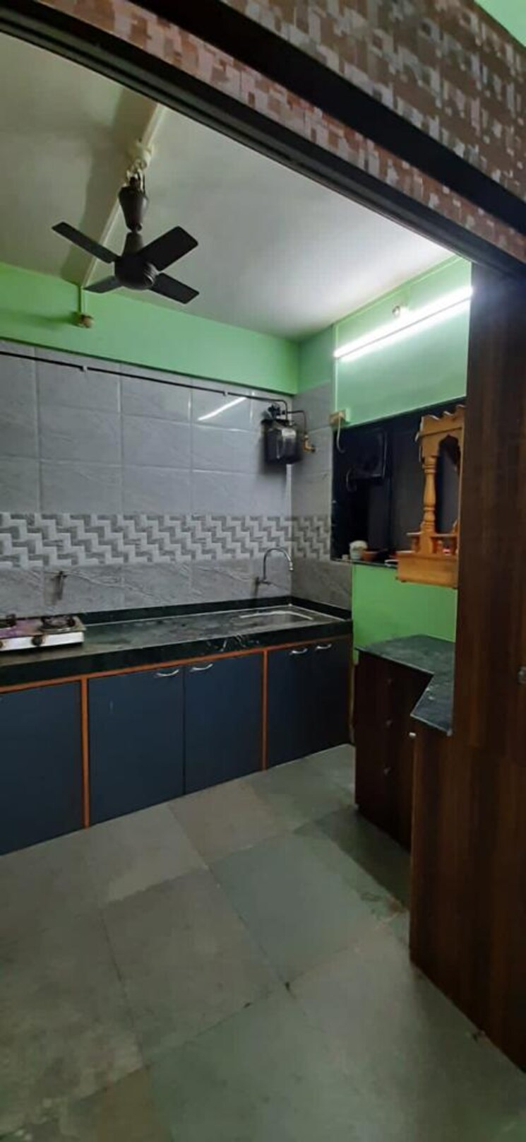 Kitchen, om-shri-ganesh-krupa-chs 2 Bedroom 630 Sq.Ft. Apartment In Kalwa Thane 7913001