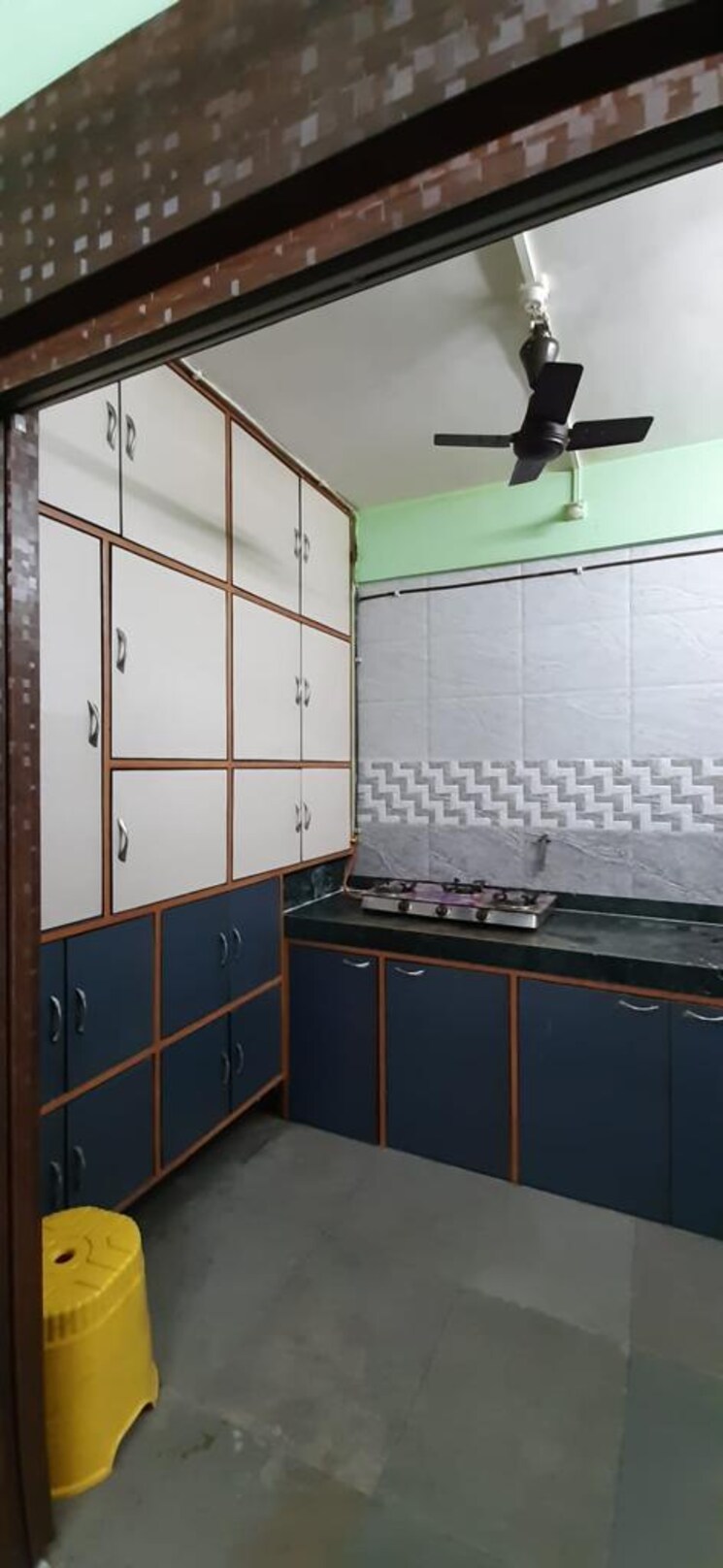 Kitchen, om-shri-ganesh-krupa-chs 2 Bedroom 630 Sq.Ft. Apartment In Kalwa Thane 7913001