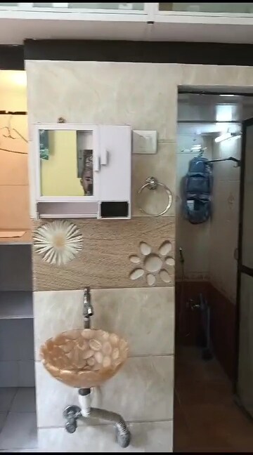Bathroom in 1 RK Apartment at Datar Mansion CHS, Santacruz East – for Sale