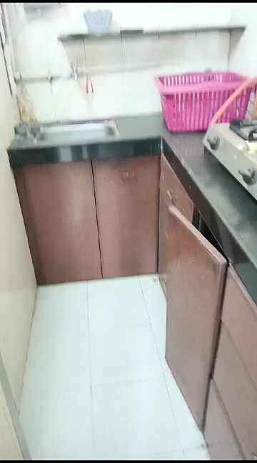 Kitchen in 1 RK Apartment at Datar Mansion CHS, Santacruz East – for Sale