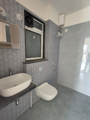 Bathroom in 2 BHK Apartment at Ashar Axis, Majiwada – for Rent