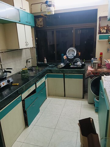 Kitchen in 1 BHK Apartment at Lokhandwala Residency, Worli – for Rent