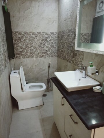 Bathroom in 1 BHK Apartment at Vasant Kunj – for Rent