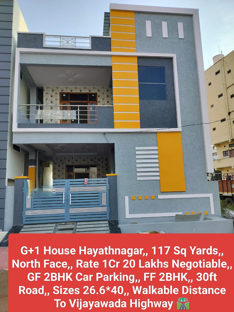 2 BHK + Extra Room Independent House For Sale in Hayathnagar Independent H