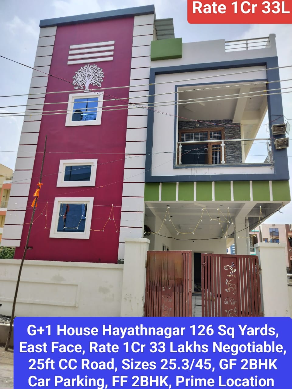 2 BHK + Extra Room Independent House For Sale in Hayathnagar Independent H