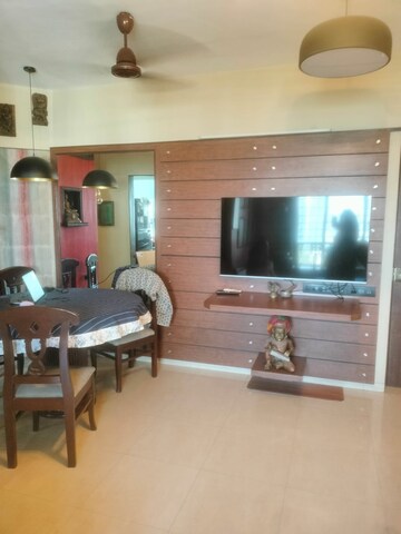 Living Room in 2.5 BHK Apartment at Kalpataru Siddhachal Elite, Vasant Vihar – for Rent